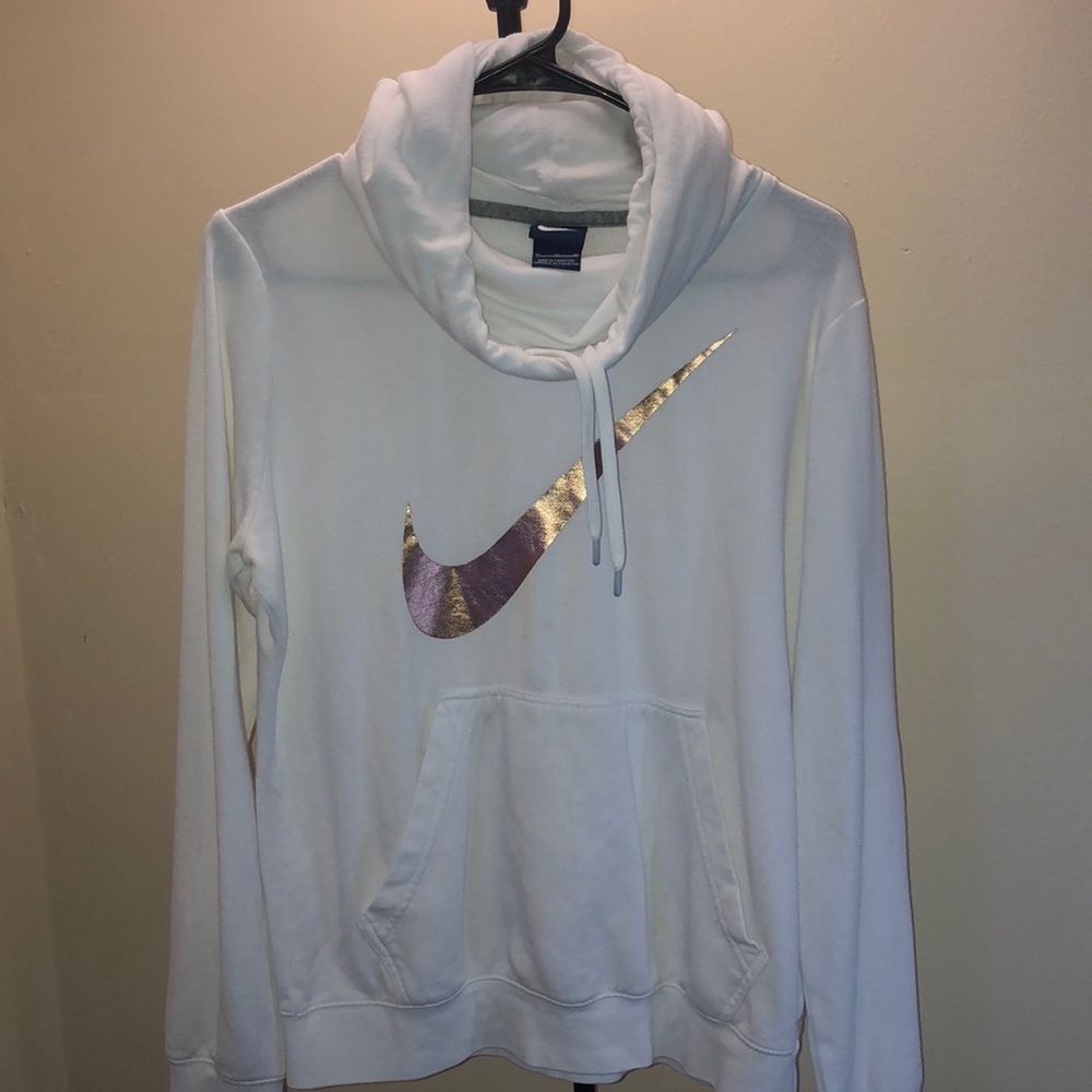 White Nike hoodie